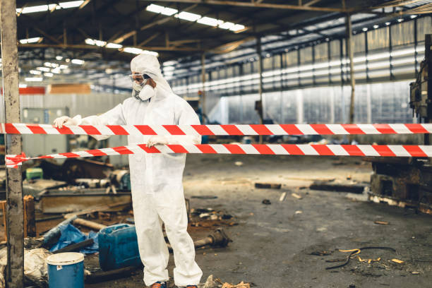 Professional Hoarding Cleanup technician working in Watertown, FL
